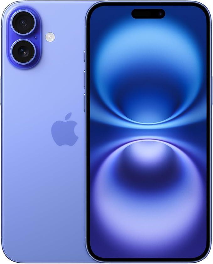 Apple iPhone 16 Plus, US Version, 256GB, Ultramarine - Unlocked (Renewed Premium)