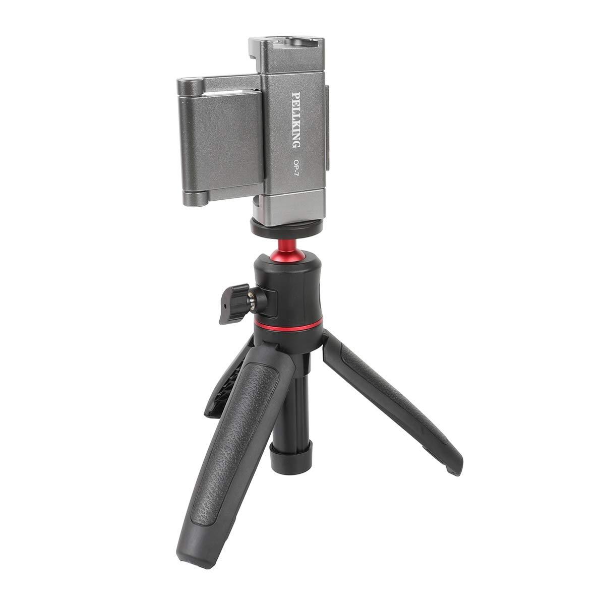 PellKing Osmo Pocket/Osmo Pocket 2 Phone Holder Set Expansion Accessories + Universal Mini Extension Pole Tripod Compatible with DJI OSMO Pocket 2/ DJI OSMO Pocket and Smartphone - Image 9
