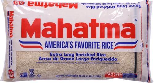 Mahatma Extra-Long-Grain Rice 5-Pound Rice Bag, Gluten-Free and Non-GMO White Bulk bag, 1 Bag of - Image 2