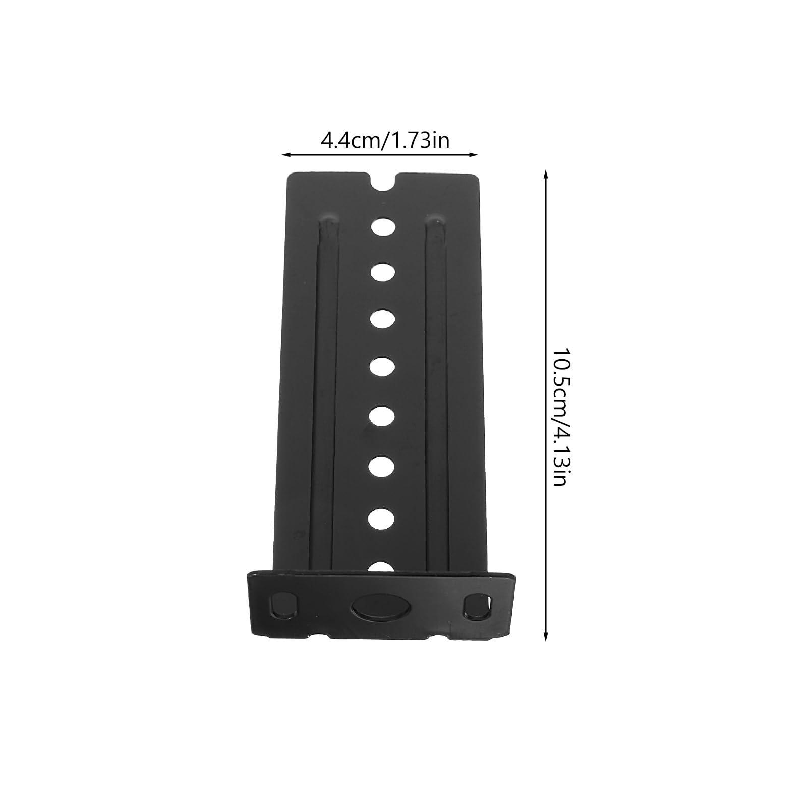OSALADI 4pcs Rail Bracket Heavy Duty Bracket for Keyboard Slide Rail Extended Design for Furniture Stable Support for Drawer Tracks and Cabinet Rails - Image 3
