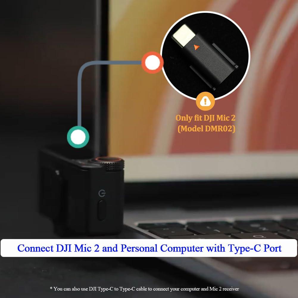 iMusk Original for DJI Mic 2 Mobile Phone Adapter OEM Type-C Smartphone/PC/Mac Connector Accessories for DJI Mic 2 Receiver - Image 6