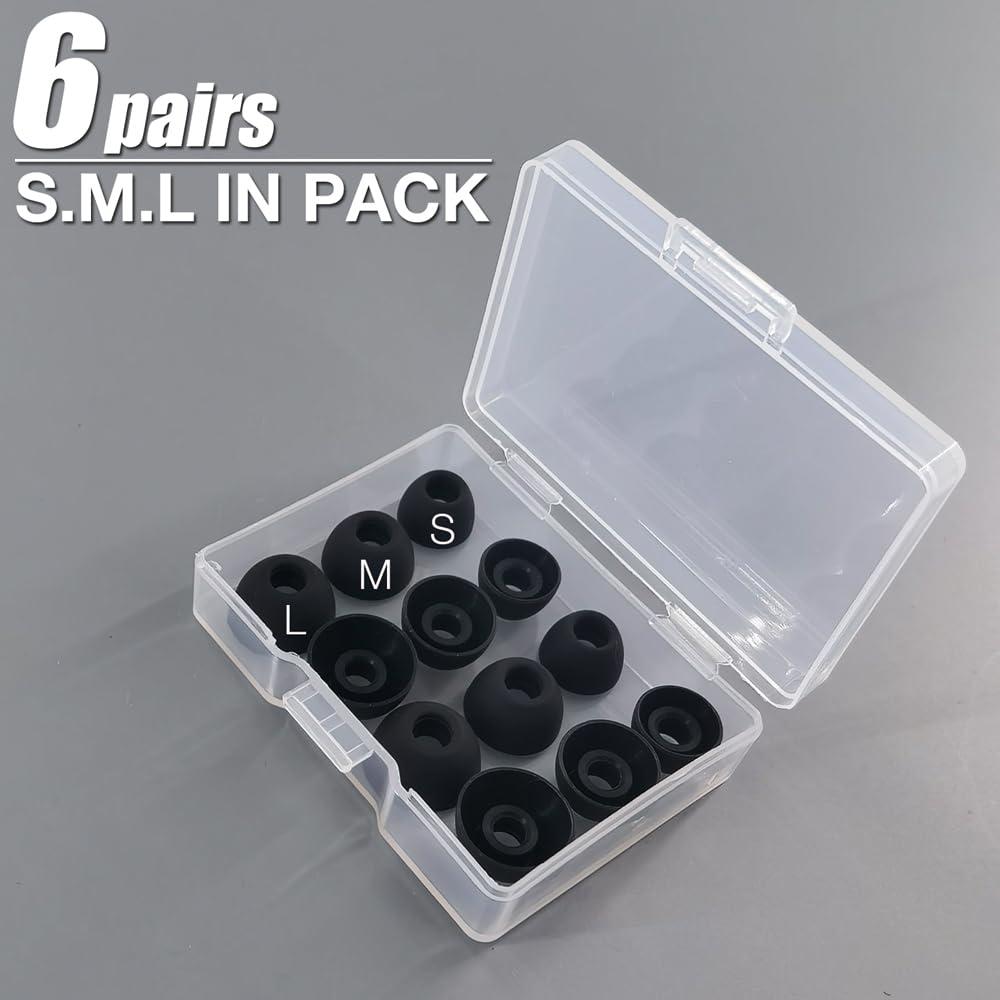 TENNMAK Eartips Compatible with TOZO A1 / Agile Dots Wireless Earbuds * 6 Pairs - Image 4