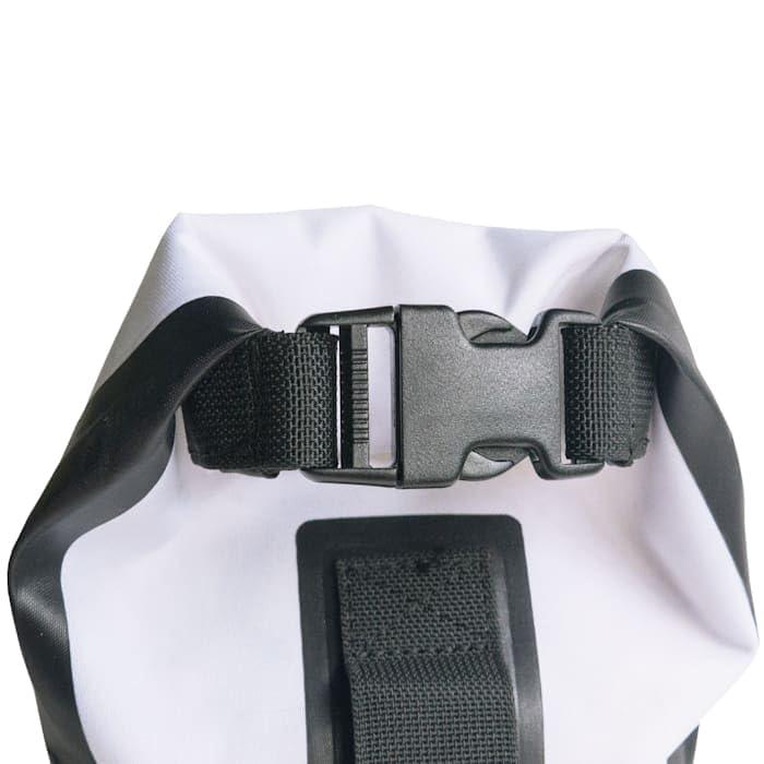 Dog Helios 'Grazer' Waterproof Outdoor Travel Dry Food Dispenser Bag, 3L, White - Image 6