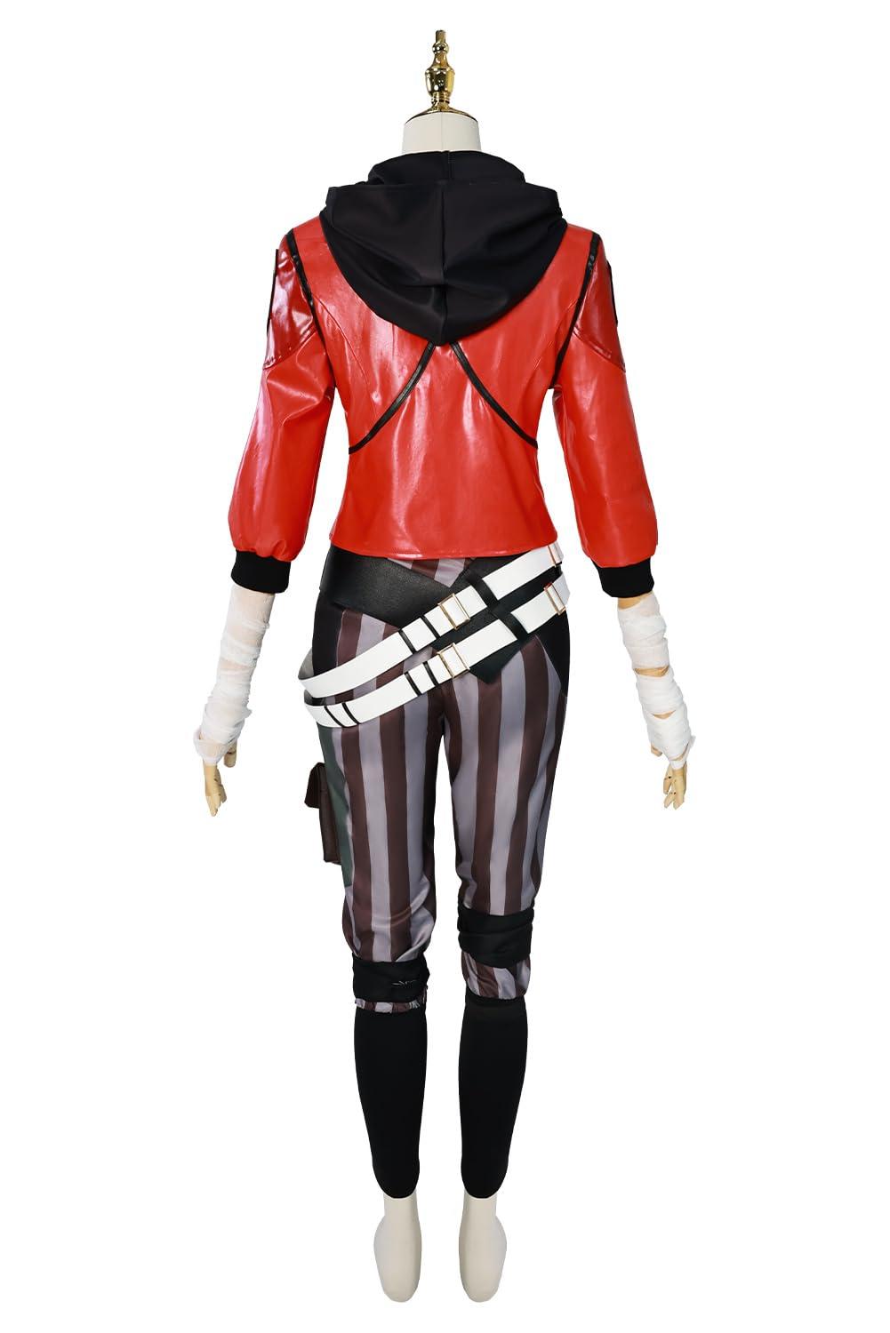 Vasojot Vi Cosplay Jacket Full Set Costume Adult Women Halloween Party Cosplay The Piltover Enforcer Vi Outfits - Image 6