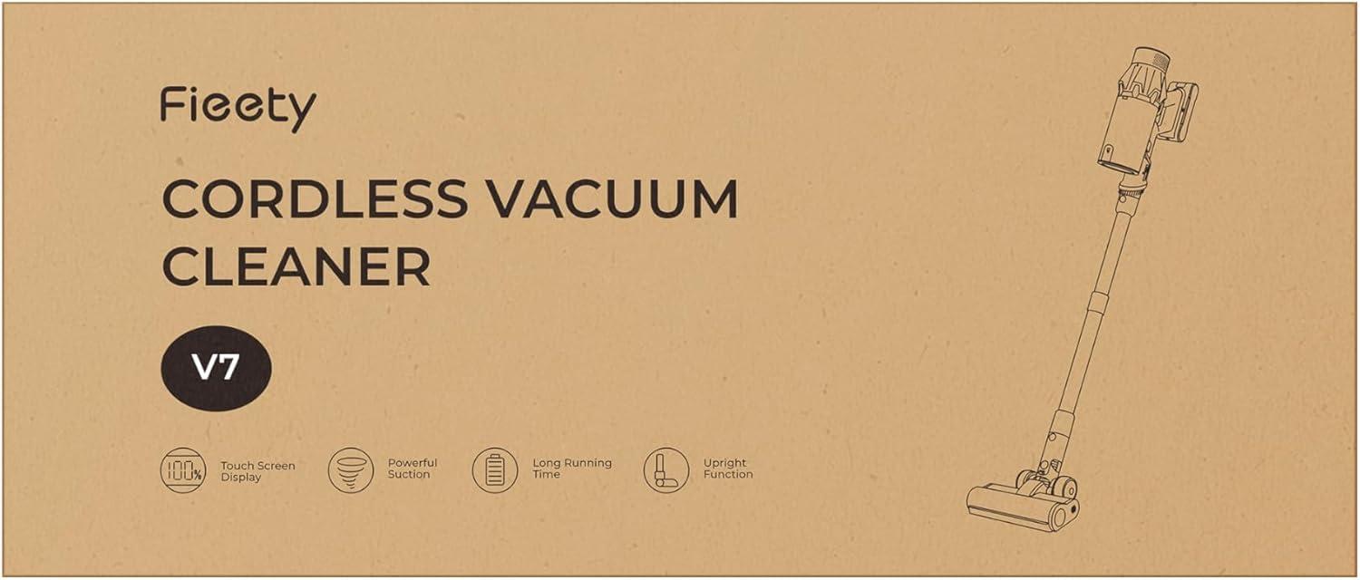 Cordless Vacuum Cleaner 550W/45Kpa, Stick Vacuum Cleaners 60 Mins Max Runtime with Charging Dock, Self-Standing Handheld Vacuum with Touch Display, 6-in-1 Vacuum Cleaner for Carpet/Hard Floor/Pet Hair - Image 12