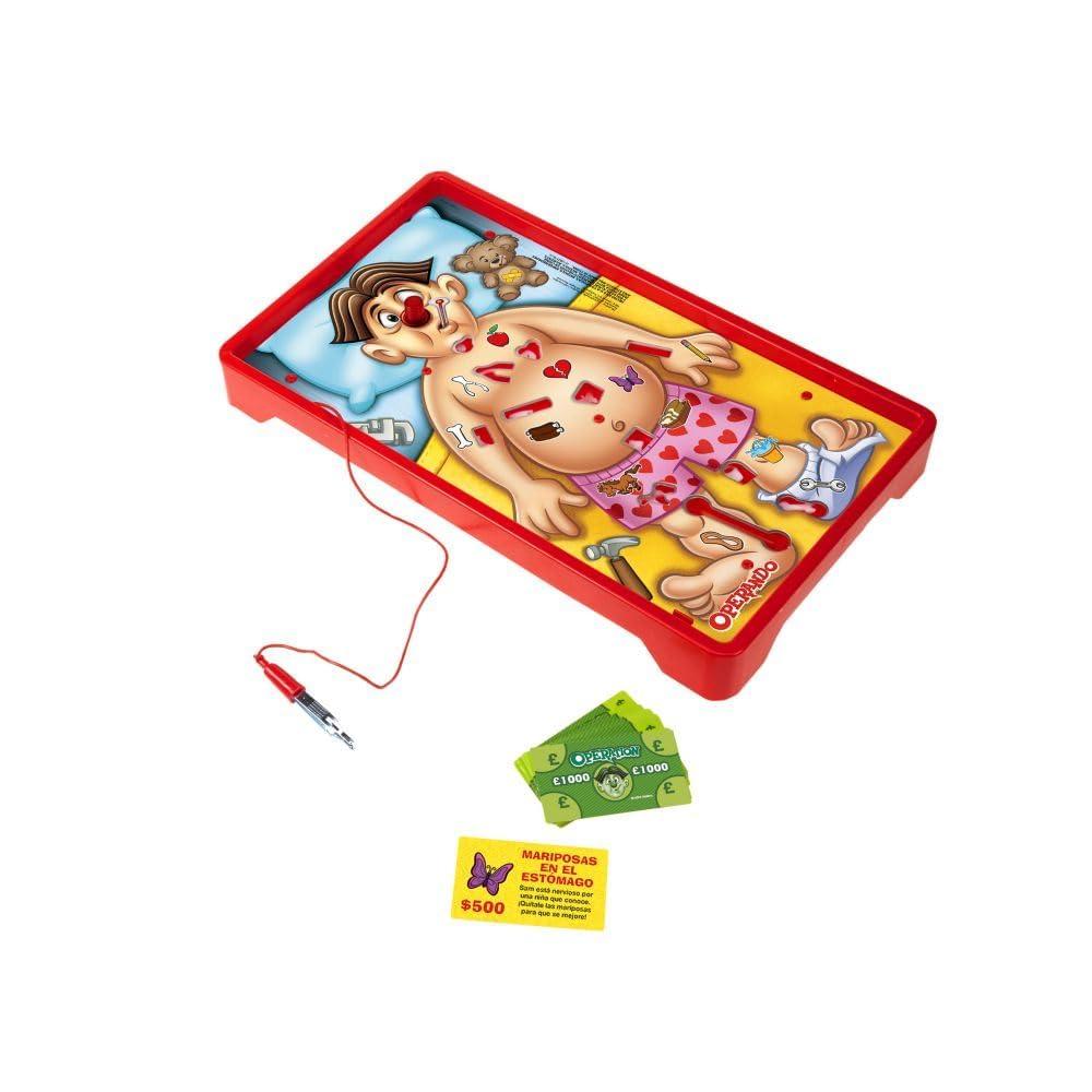 Hasbro Gaming Operation Electronic Board Game with Doctor Cards and Funny Ailments, Kids Games, 1+ Players, Funny Board Game for Children Ages 6+ (Amazon Exclusive) - Image 3
