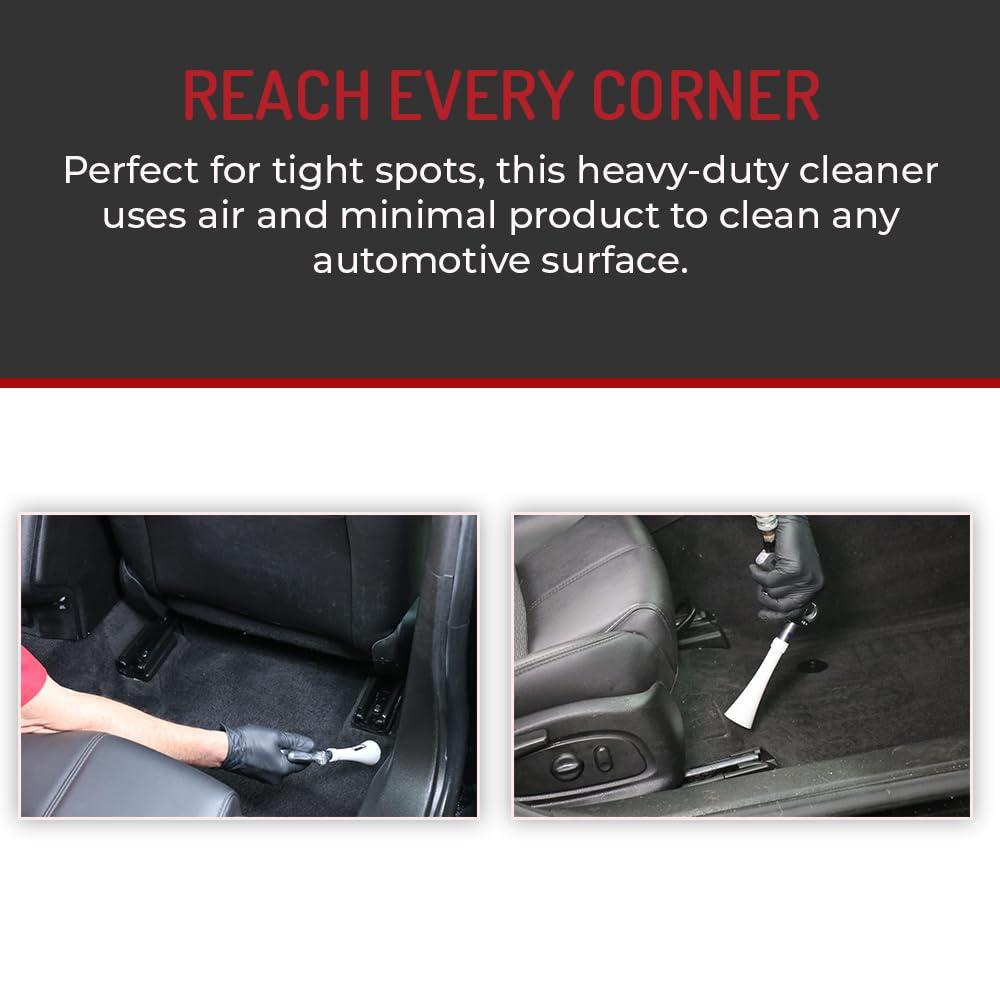 HI-TECH Vortex II Air Cleaning Gun – Pro Auto Detailing Tool for Deep Cleaning Interiors & Exteriors – Uses Air Compressor – Blasts Dust, Dirt & Grime Fast - Image 6