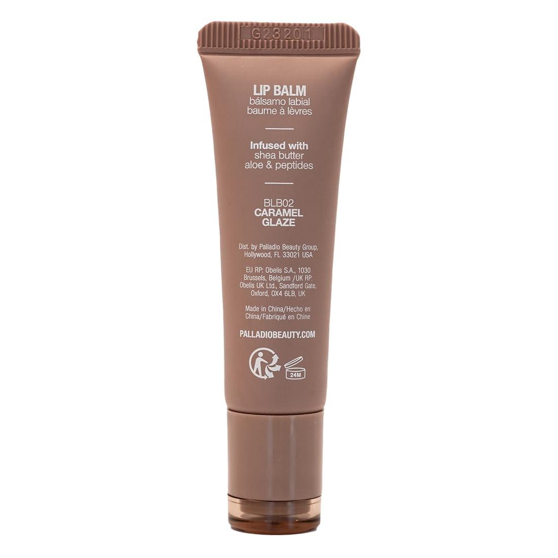 Palladio Butter Balm - Hydrating Lip Balm with Sheer Tint, Aloe, Peptides, Shea Butter, and Vegan Formulation for Instant Moisture, Shine, and Soothing Lip Care, Caramel Glazed - Image 9