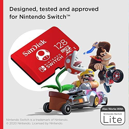 SanDisk 128GB microSDXC Card, Licensed for Nintendo-Switch - Made for Nintendo Switch 1, OLED, and Lite - SDSQXAO-128G-GNCZN - Image 3