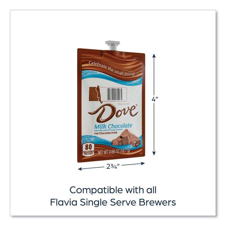 Dove Hot Chocolate Freshpack Milk Chocolate 0.66 oz Pouch 72/Carton - Image 5