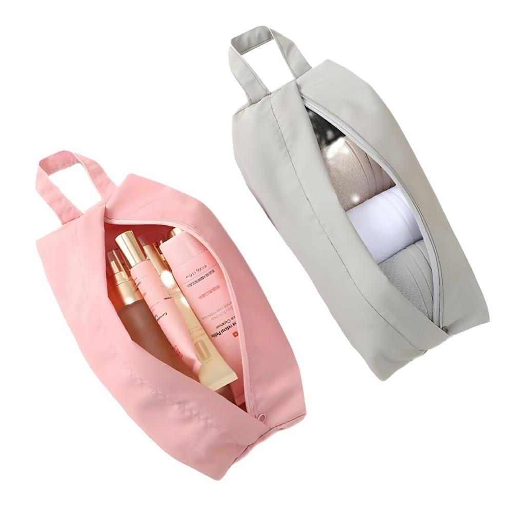 NentMent 3 Pack Travel Socks Organizer Bag with Zip Handle Compression Underwear Mini Storage Pack Pouch for Packing Cubes Suitcase Luggage Ties Panties Cosmetics Sundries Essentials Lingerie - Image 4