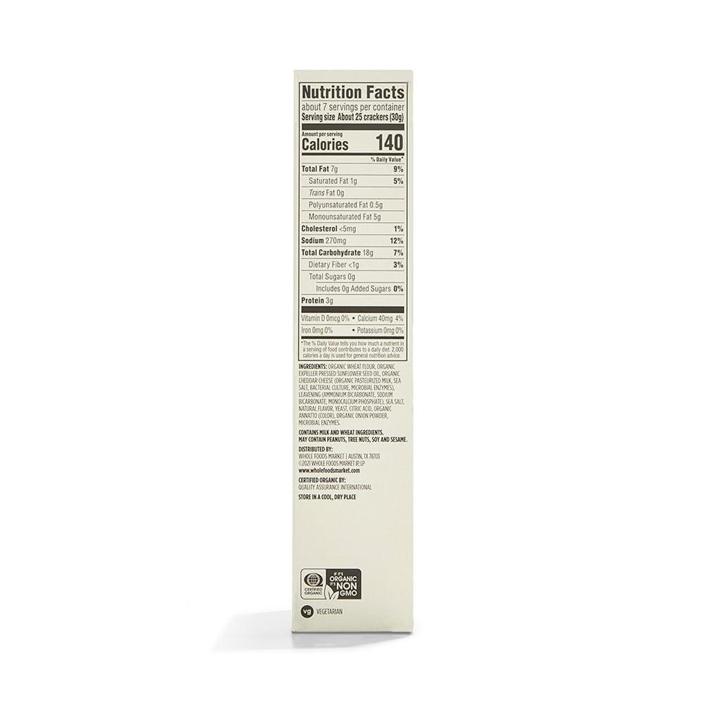 365 by Whole Foods Market, Organic Cheddar Squares, 7 OZ - Image 2