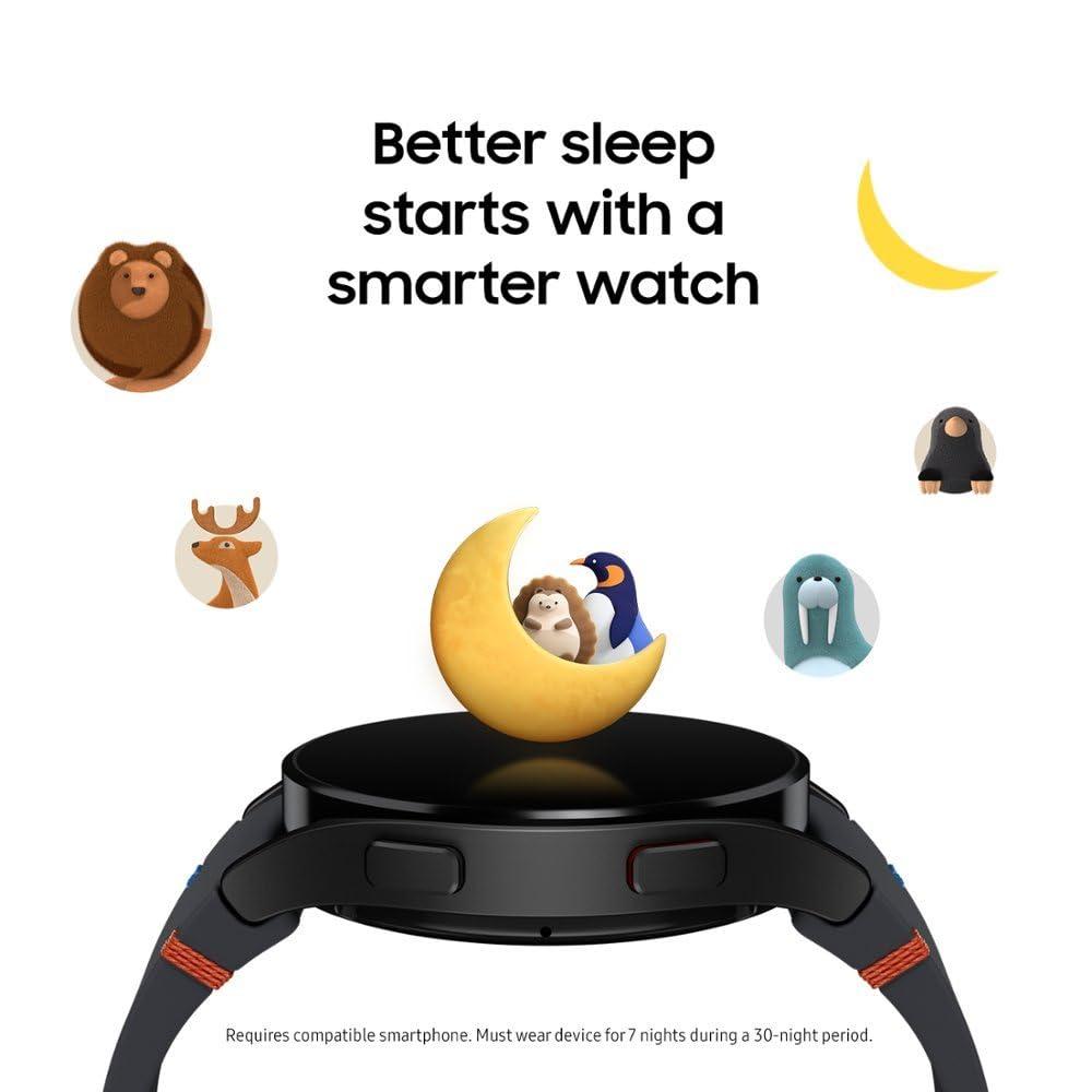 Samsung Galaxy Watch FE (40mm) AI Smartwatch w/ 1.2" Amoled Screen, Wear OS 5, Wi-Fi, Bluetooth, Heart Rate, International Model R861N (Black) - Image 7