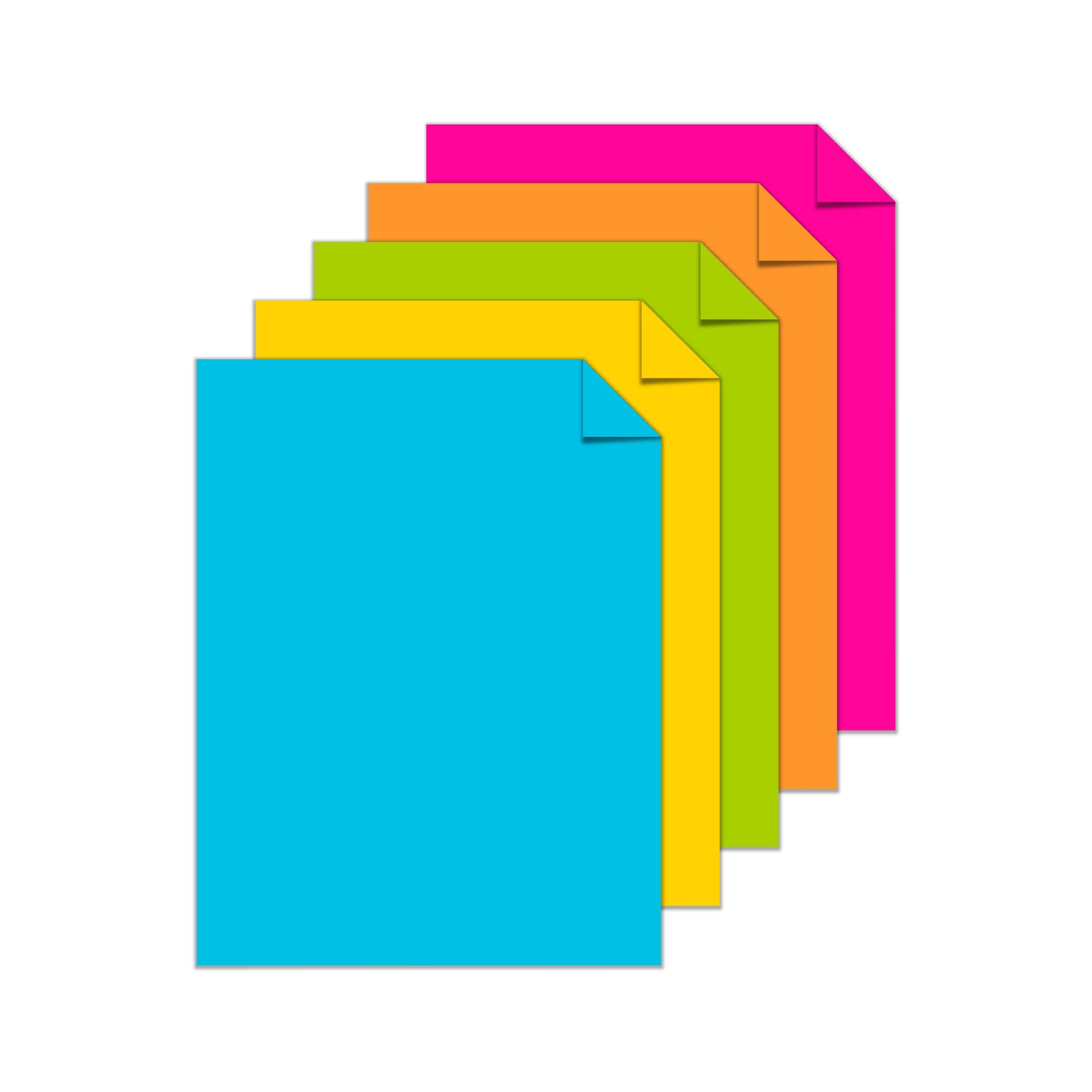 Neenah Astrobrights® Bright Color Paper, Letter Size Paper, 24 lb, Assorted Colors, 500 Sheets - Image 3