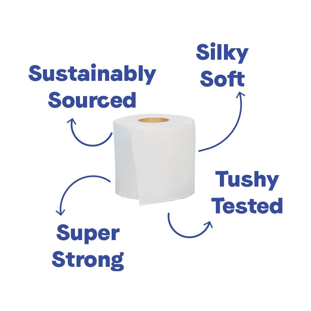 Repurpose 100% Bamboo Toilet Paper, 3-Ply, Tree-Free, Plastic-Free, FSC Certified, Septic Safe, Fast Dissolving, RV-Friendly, 12 Rolls (300 Sheets/Roll), No Fragrance/Dyes - Image 5