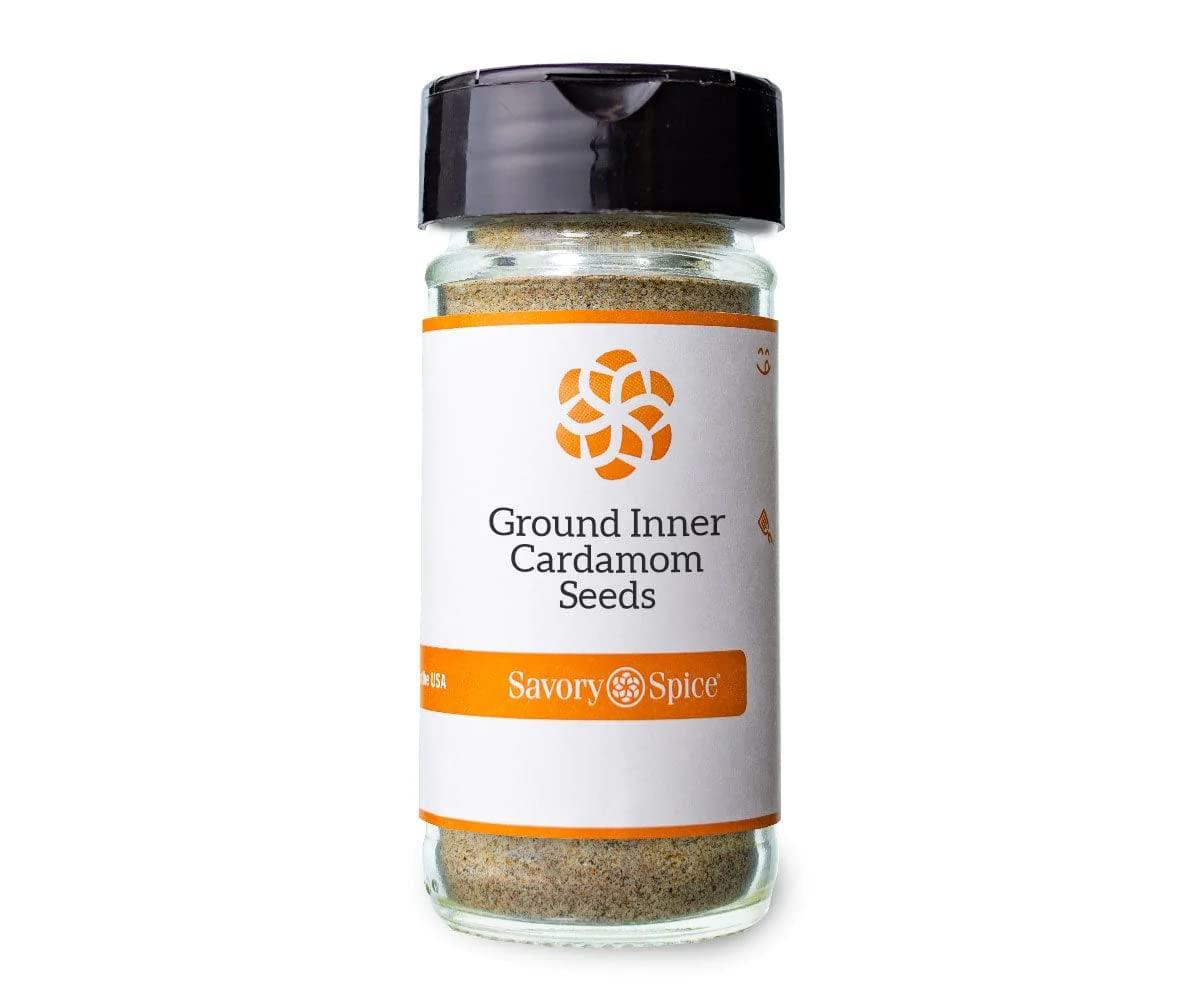 Savory Spice Ground Inner Cardamom Seeds - Ground Cardamom Powder Seasoning | Season Beef & Curry, or Add Cardamom to Breads & Pastries (1/2 Cup Bag - Net: 1.95 oz) - Image 2