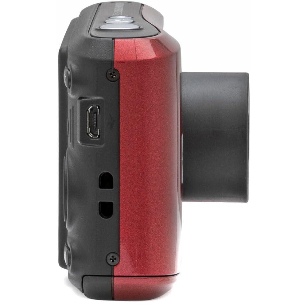Kodak PIXPRO FZ45 16MP Digital Camera 4X Optical Zoom 27mm Wide Angle 1080P Full HD Video 2.7" LCD Camera (Red) + 64GB Card and Reader + Case + Memory Wallet + Tripod + Cleaning Bundle - Image 9