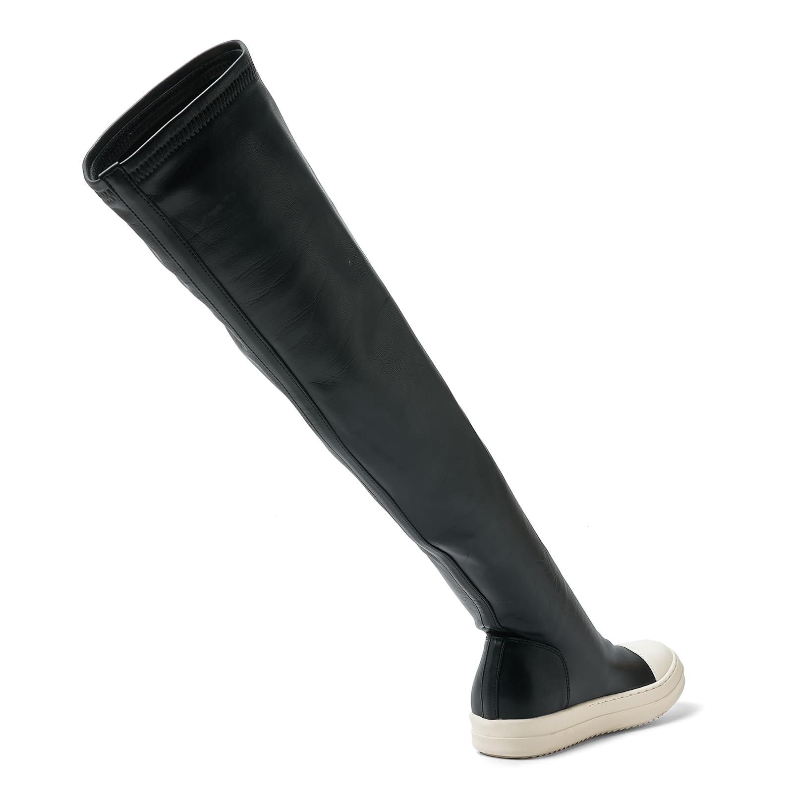 Kluolandi Women's Stretch Flat Over The Knee Thigh High Boots Comfort Knee-high Sneakers - Image 5