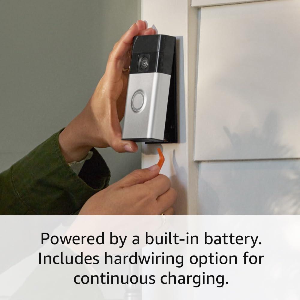 Ring Battery Doorbell, Head-to-Toe Video, Live View with Two-Way Talk, and Motion Detection & Alerts (2024 release), Venetian Bronze - Image 5