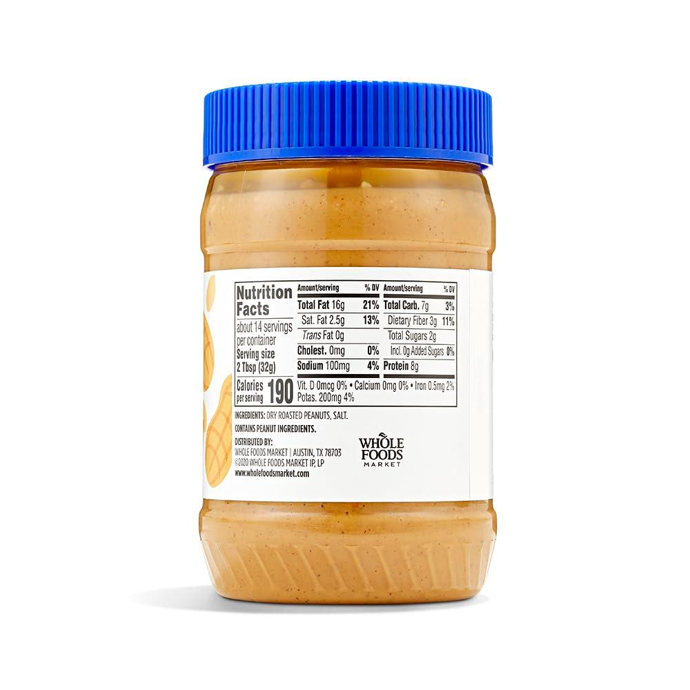 365 by Whole Foods Market, Peanut Butter Crunchy, 16 Oz - Image 5