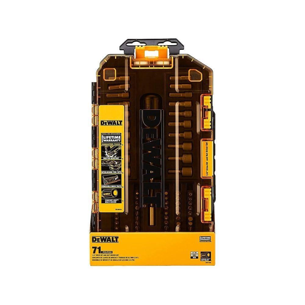 DEWALT Screwdriver Bit Set with Nut Drivers, 71-Piece (DWMT73808) - Image 7