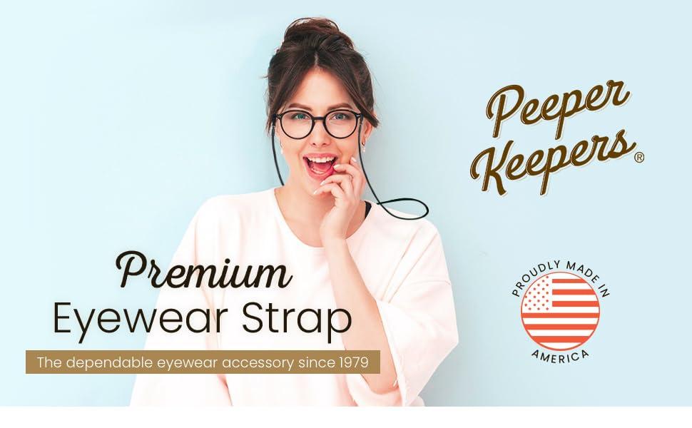 Peeper Keepers Eyeglass Supercord Retainer, Patented, Unisex Glasses Around Neck Holder - Image 8