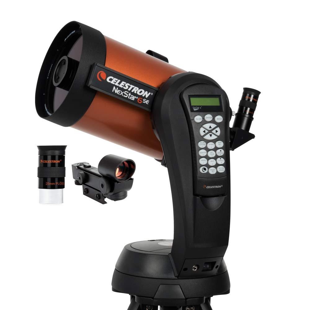 Celestron - NexStar 6SE Telescope - Computerized Telescope & NexYZ – 3–Axis Universal Smartphone Adapter for Telescope & 1.25” Eyepiece and Filter Accessory Kit – 14 Piece - Image 2