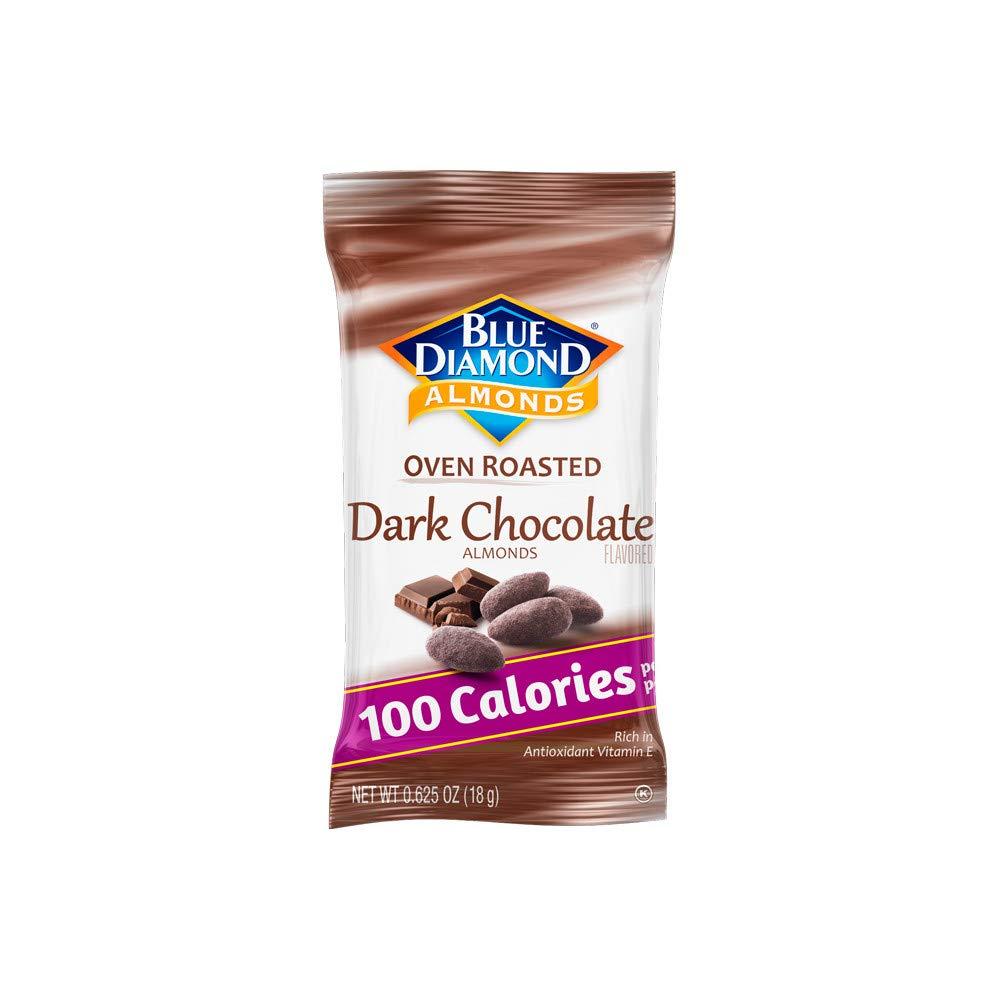 Blue Diamond Almonds Dark Chocolate Cocoa Dusted Snack Nuts, 100 Calorie Packs, (Pack of 1, 32 Count Toal) - Image 4