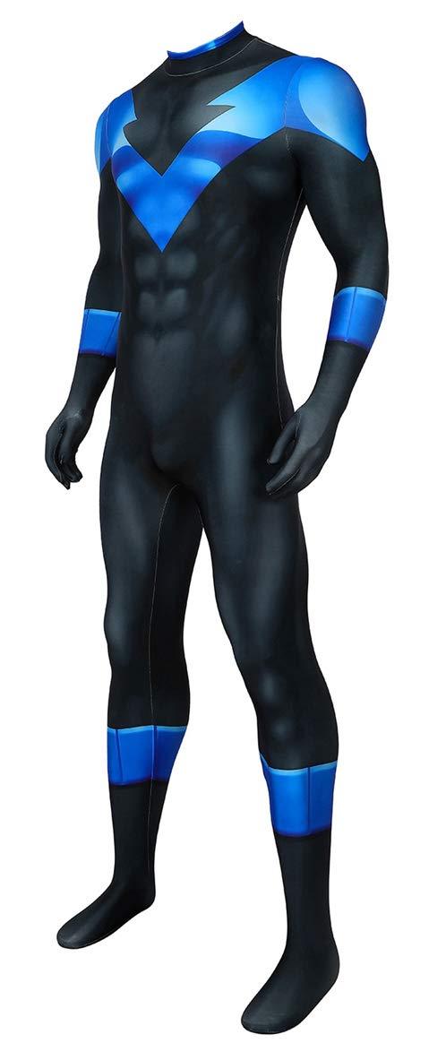 Bailu Halloween Superhero Costume Cosplay Bodysuit Jumpsuit Zentai Onesie Spandex 3D Style For Kids Adult - Image 3