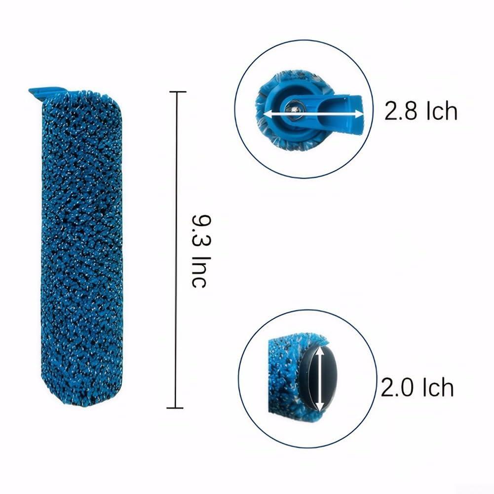 Replacement Roller Brush Set for Shark WW201 WW200 WW201q Cordless Wet Dry Hard Floor Cleaner Vacuum, 3-Piece Main Brush Kit with Cleaning Tool - Image 2