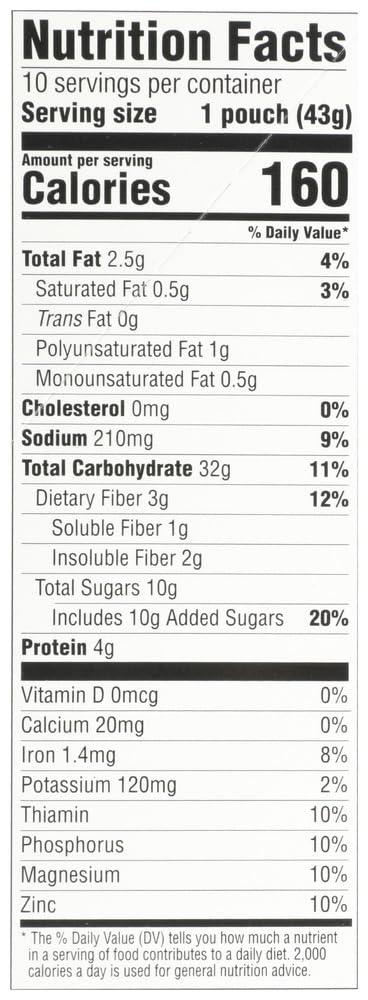 Better Oats Oat Revolution! Instant Oatmeal ~ Steel Cut Oats Maple & Brown Sugar Flavor ~ 10 Pouches Per 15.1 Oz Box [Pack of 3] - Image 5