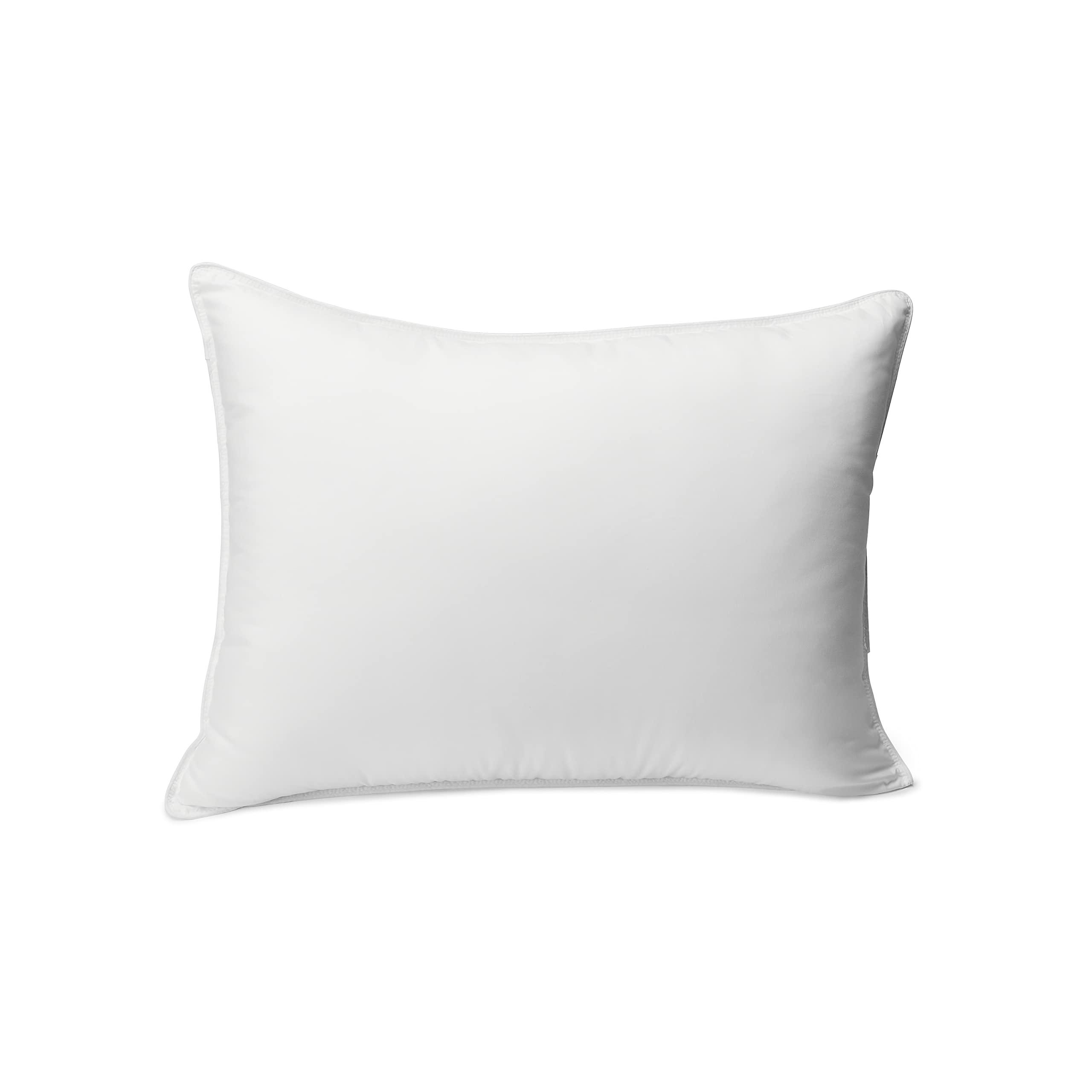 Amazon Basics Down Alternative Pillow for Back Side Sleepers, Medium Density, Standard Size, 26" x 20", 2-Pack, White - Image 6