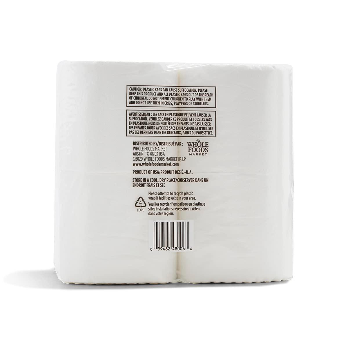 365 by Whole Foods Market, Sustainably Soft Bath Tissue, Hypoallergenic, 286 Sheets per Roll, 12 Count - Image 3