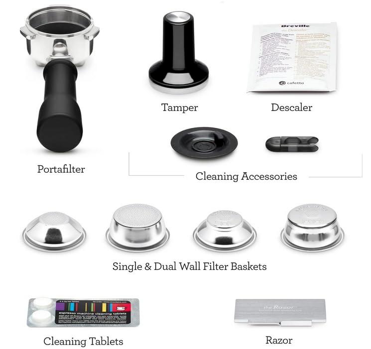 Breville Bambino Plus Espresso Machine Bundle w/ Baratza Encore ESP Espresso Grinder | Black | BEP501BTR1BNA1 - Image 6