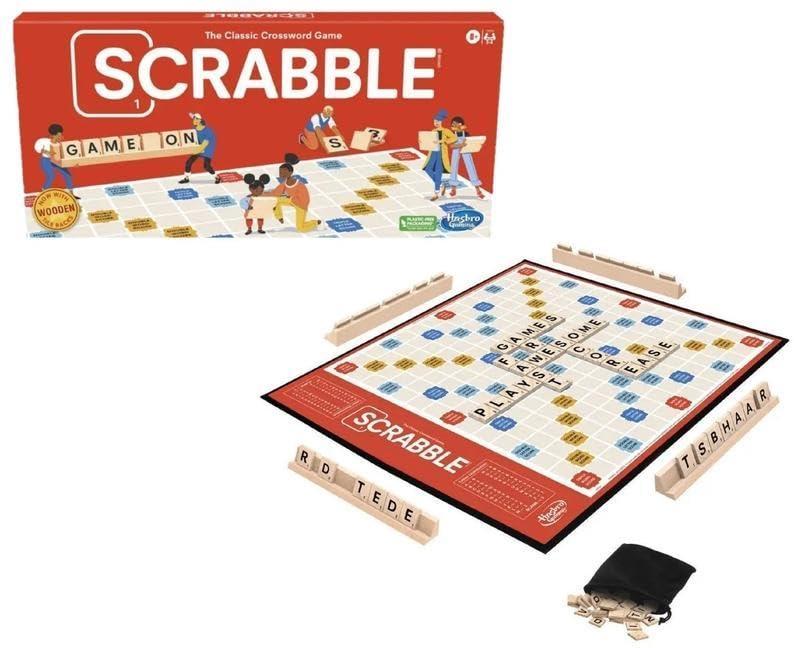 Scrabble Board Game, Classic Word Game for Kids Ages 8 and Up, Fun Family Game for 2-4 Players, The Classic Crossword Game - Image 3