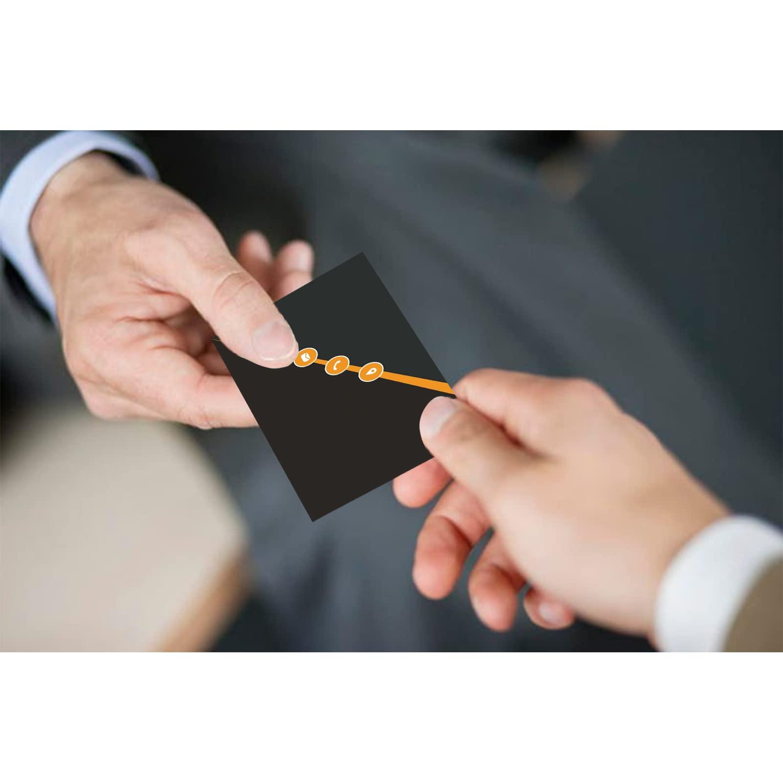 Custom Business Cards Personalized Business Cards for Small Business 300gsm Matte Paper Front & Back Sides Printed 3.5" x 2" - General Template - Image 6