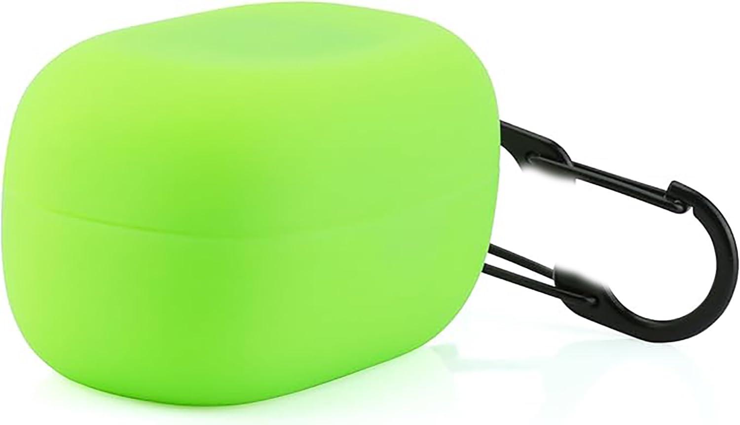 LEFXMOPHY Green Protective Case Replacement for TOZO A1 Mini Earbuds (Not Fit 2025 Version), Silicone Cover Glow in Dark - Image 3