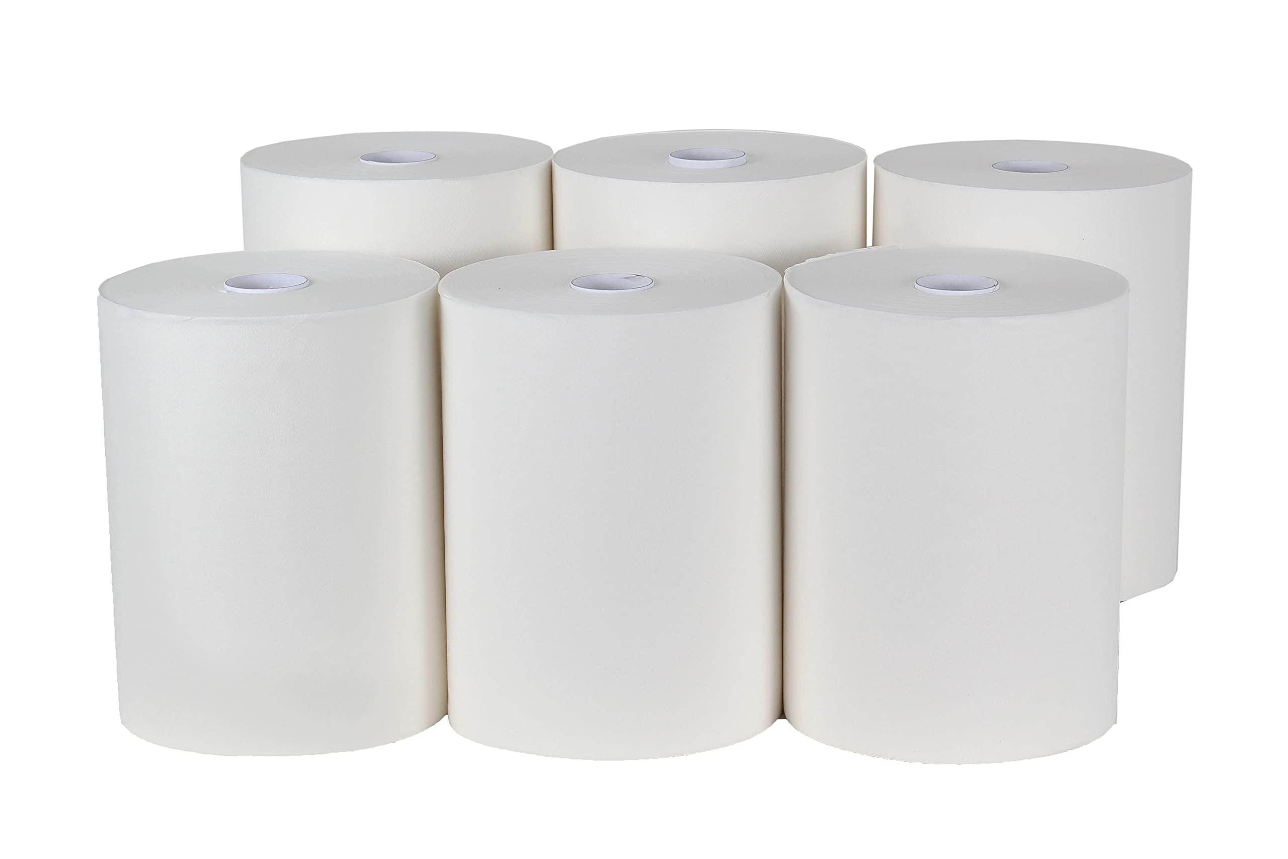 MULMEHË High Capacity Dispenser TAD Paper Towels, 6 Rolls, 10" x 800' Roll
