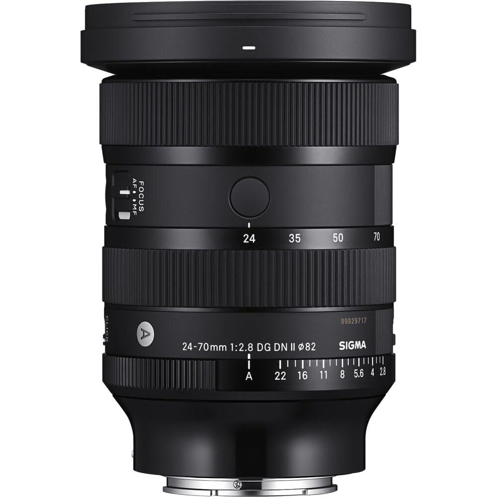 Sigma 24-70mm f/2.8 DG DN II Art Lens (Sony E) + Cleaning Kit + Lens Filter Kit 82MM - Image 3