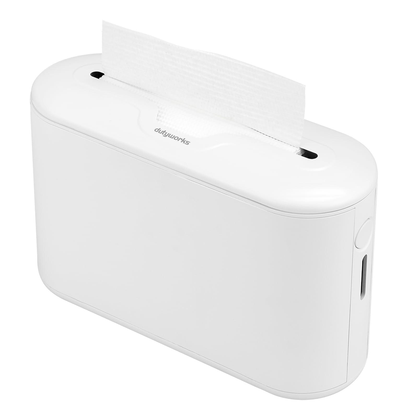Multifold Paper Towel Dispenser Countertop, Commercial Hand Towel Dispenser for Bathroom Kitchen Home, Trifold/C Fold/Z Fold Napkin Dispenser, Abs Plastic - Non-Slip, White