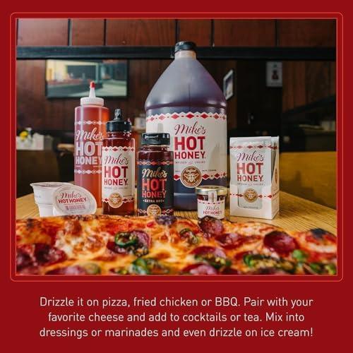 Mike's Hot Honey, America's #1 Brand of Hot Honey, Spicy Honey Infused with Chili Peppers, Certified Kosher, Gluten-Free, Paleo-Friendly, Sweet Heat, Perfect for Hot Sauce Lovers (10oz Bottle, 1 Pack) - Image 5