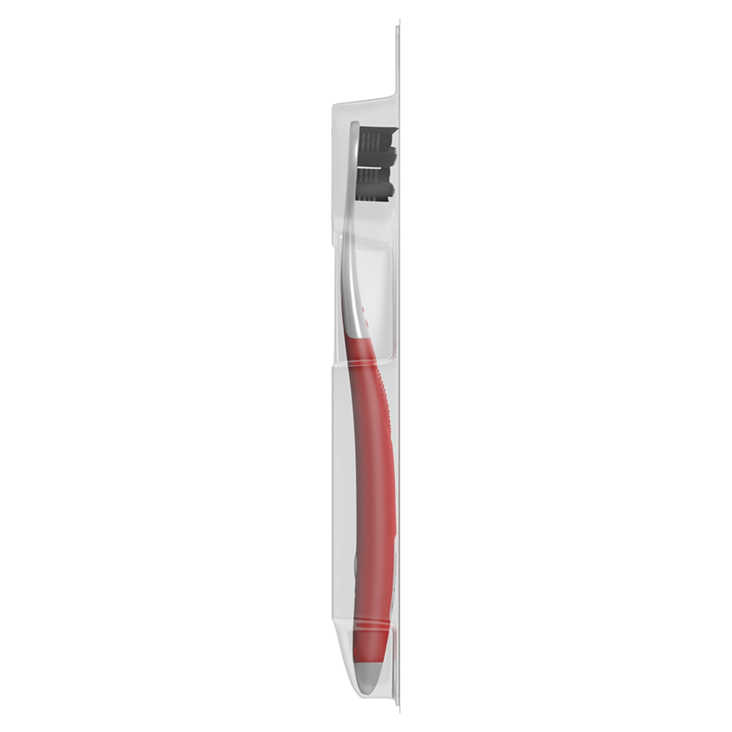 Colgate Optic White Pro Series Whitening Charcoal Toothbrush for Stain Removal, Soft Bristles, 2 Pack - Image 9
