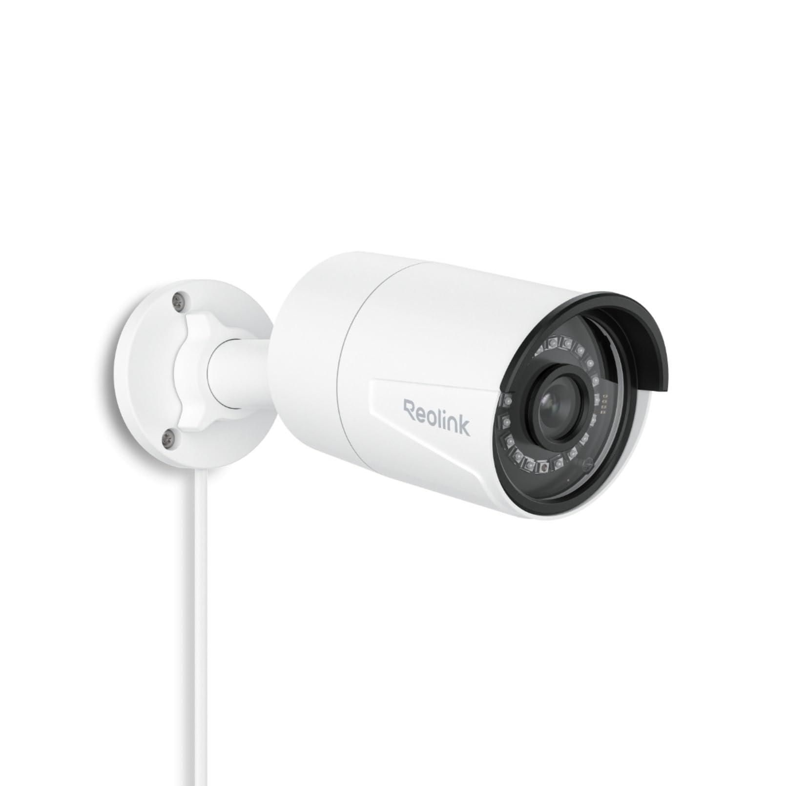REOLINK 5MP Security PoE IP Camera, Person/Vehicle/Pet Detection, Time-Lapse, 100ft IR Night Vision, Work with Smart Home, Support 256GB SD Card, Surveillance Outdoor Indoor, RLC-510A