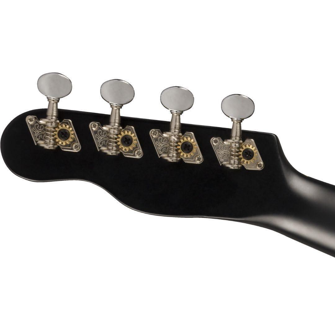 Fender Venice Soprano Ukulele, Black - Image 7