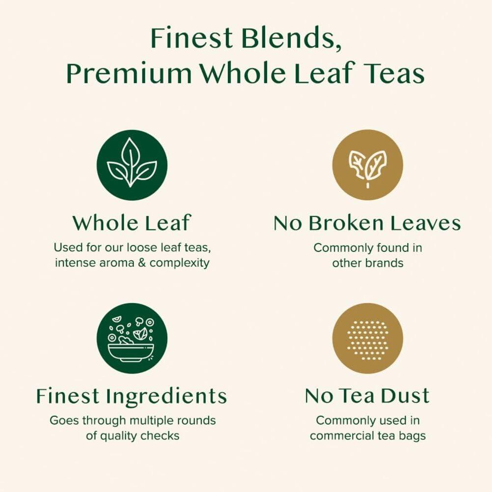 VAHDAM, Double Spice Masala Chai Tea (50+ Cups, 3.53oz) Strong, Robust & Spicy Blend - Black Tea CTC, Cardamom, Cinnamon, Cloves & Black Pepper | Pure Unblended Loose Leaf Tea | Vacuum Sealed - Image 8