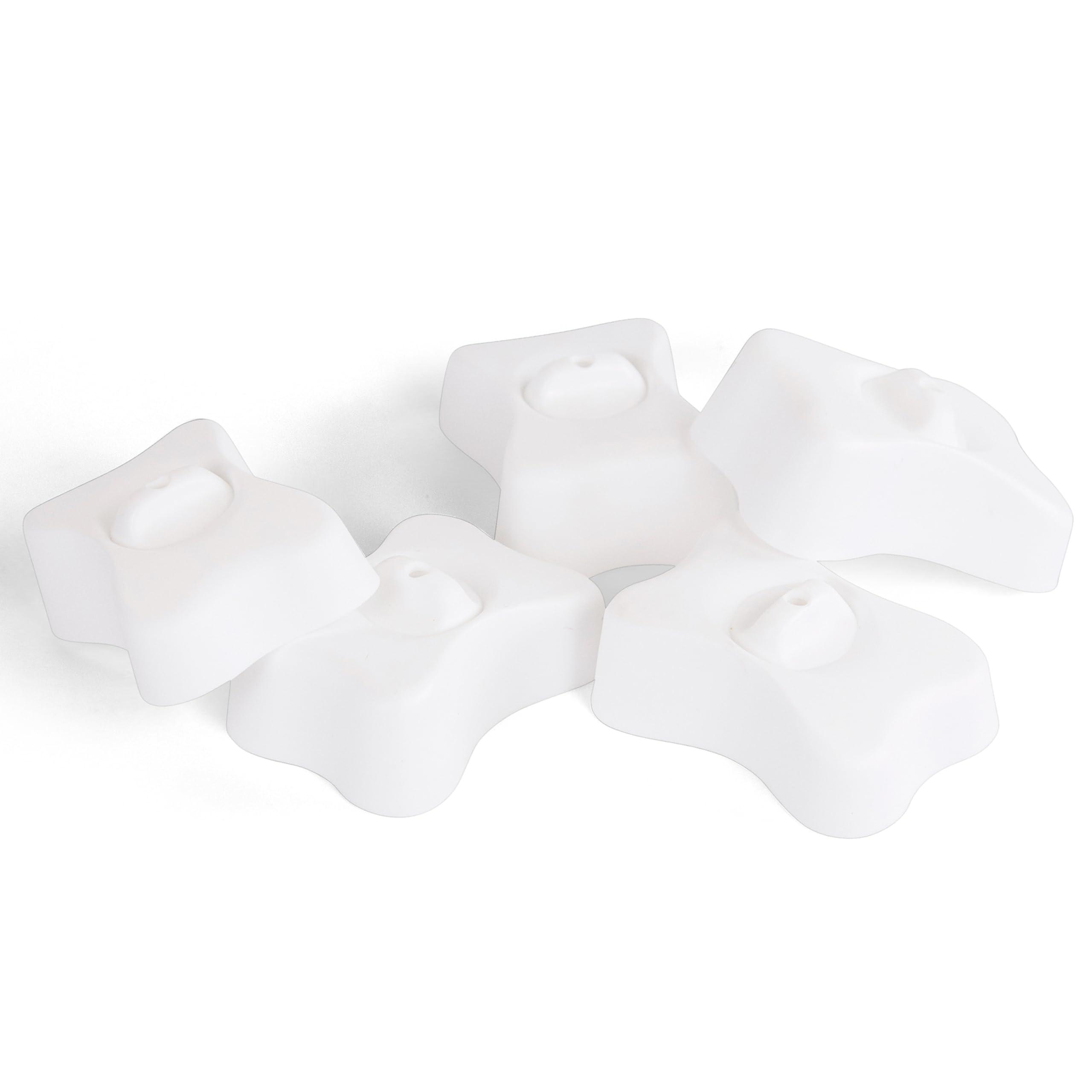 Outward Hound by Nina Ottosson Bone Replacement Parts for Interactive Dog Puzzles - DogBrick, DogTornado, DogSmart, PuppyTornado, PuppySmart, 5-Pack, White - Image 1