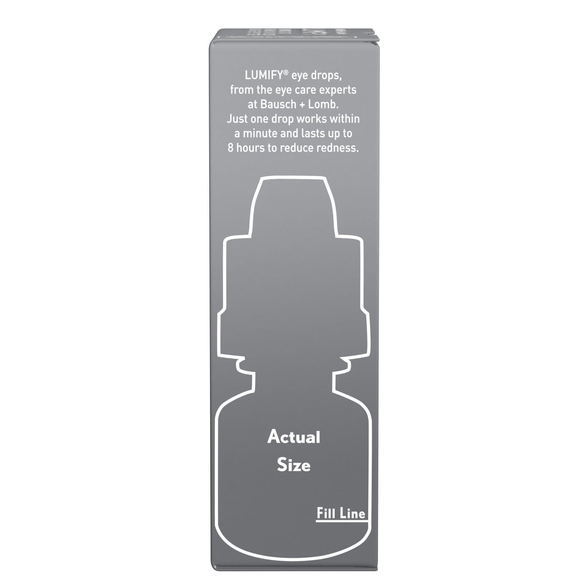 LUMIFY Redness Reliever Eye Drops 0.08 fl oz (2.5 mL) Pack of 2 - Image 5