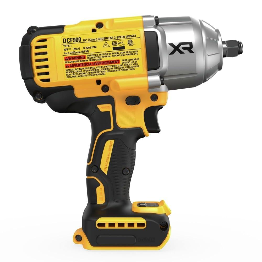 DEWALT 20V MAX Cordless Impact Wrench, 1/2 in., Bare Tool Only (DCF900B) - Image 5