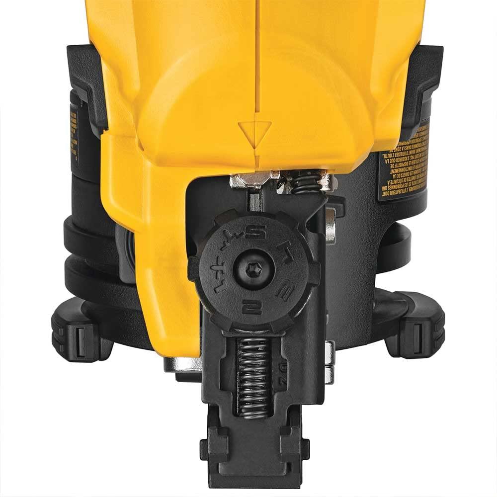 DeWalt 20V MAX Brushless 15 Degree Cordless Coil Battery Powered Roofing Nailer with Tool-Free Nail Tray (Yellow and Black) - Image 8