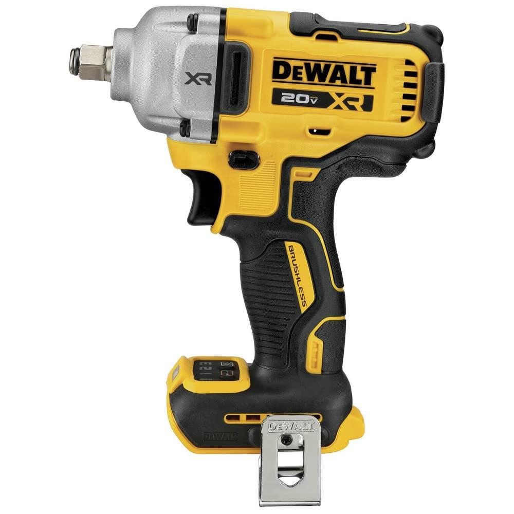 DEWALT 20V MAX Cordless Impact Wrench, 1/2' Hog Ring, Includes LED Work Light and Belt Clip, Bare Tool Only (DCF891B) - Image 2
